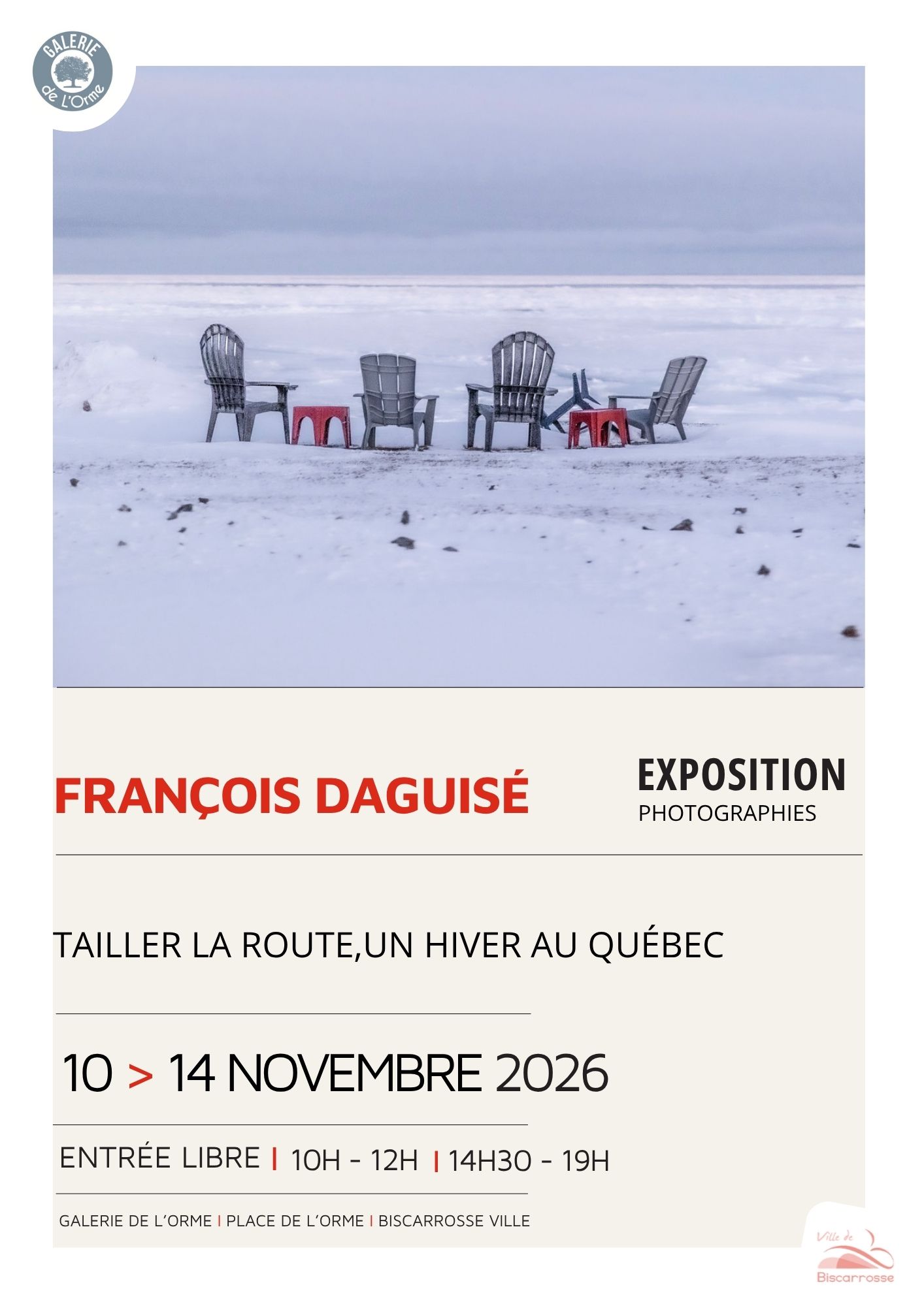 Exposition 2026 "Un hiver au Quebec"