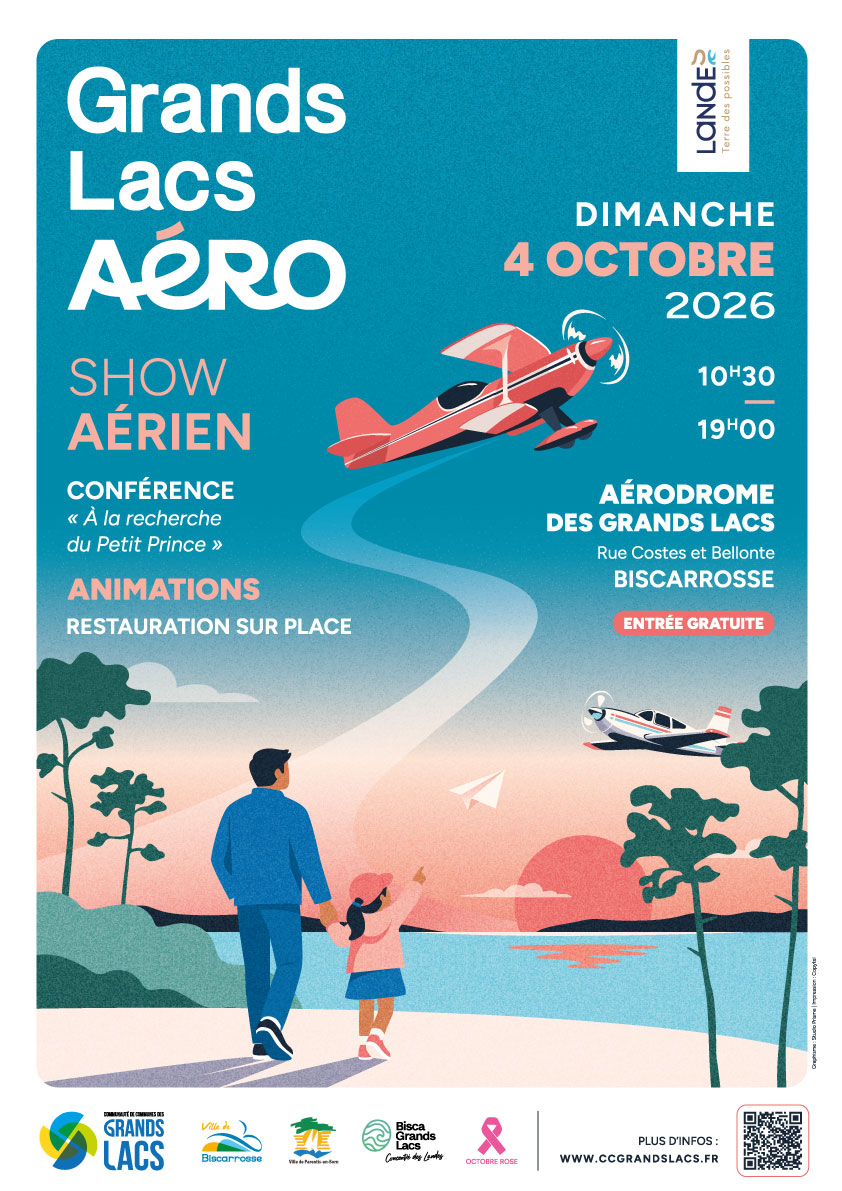 Affiche Grands Lacs Aéro 2026