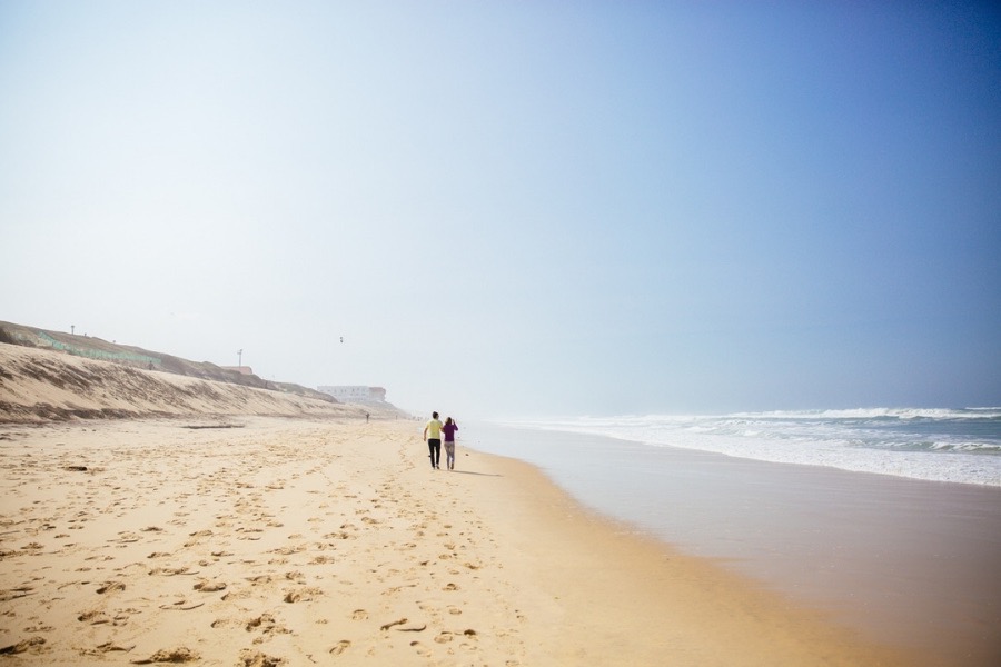 Balade plage centrale printemps