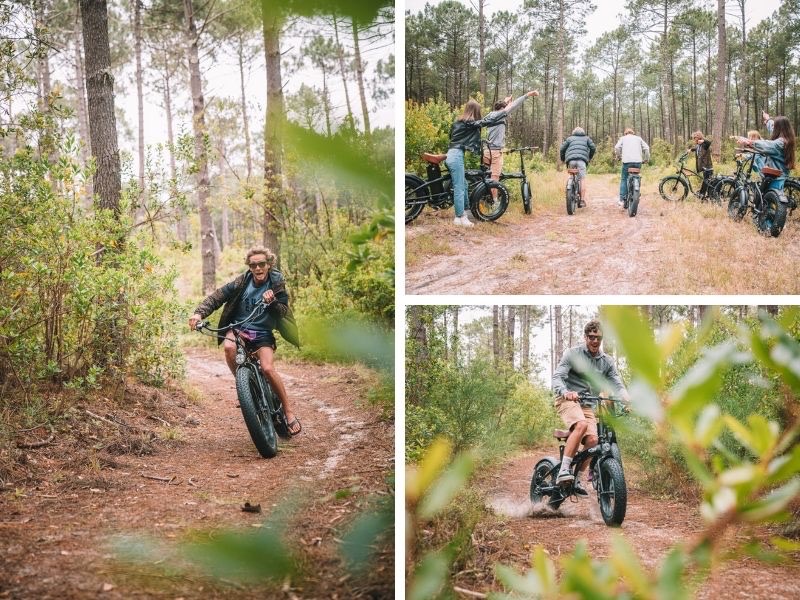 Course en fatbike, Biscarrosse