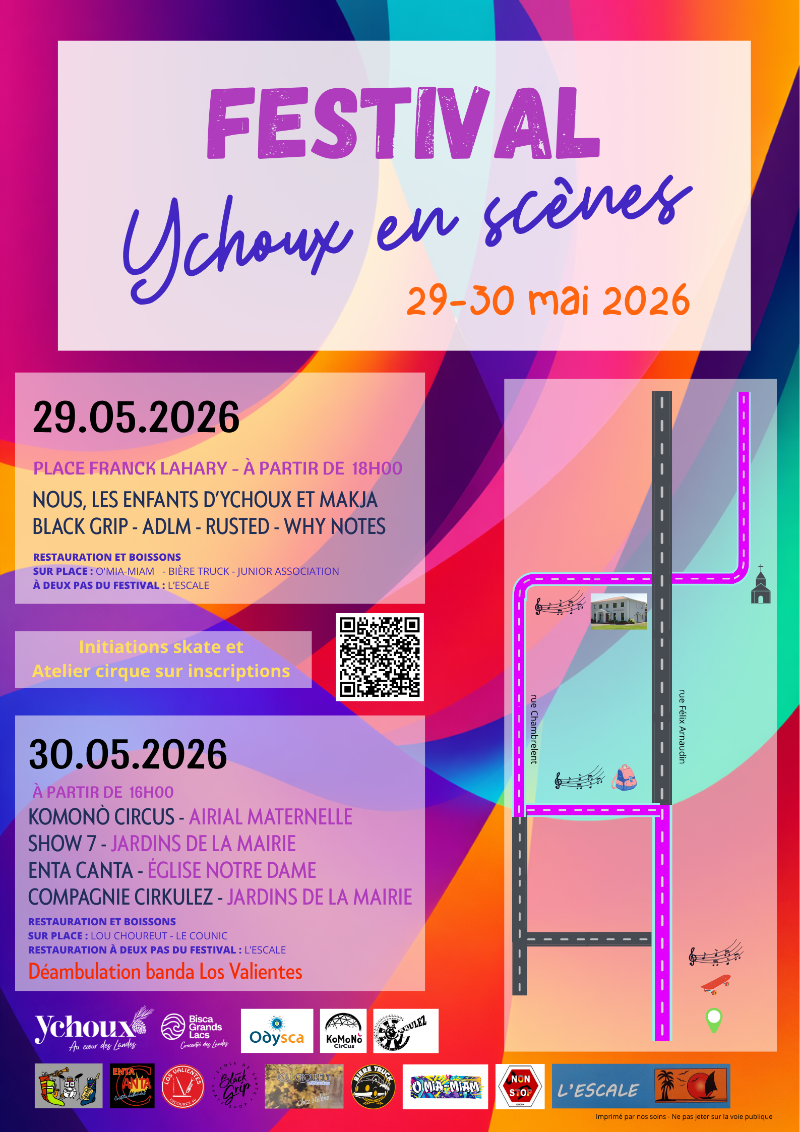 Affiche Ychoux en Scène 2026
