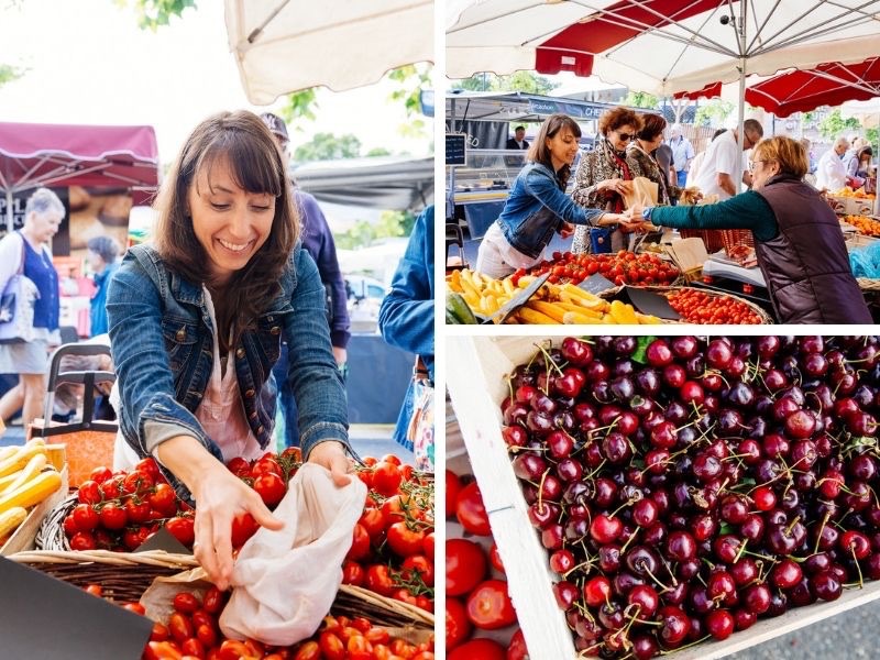 Fruits et légumes marché de Biscarrosse 