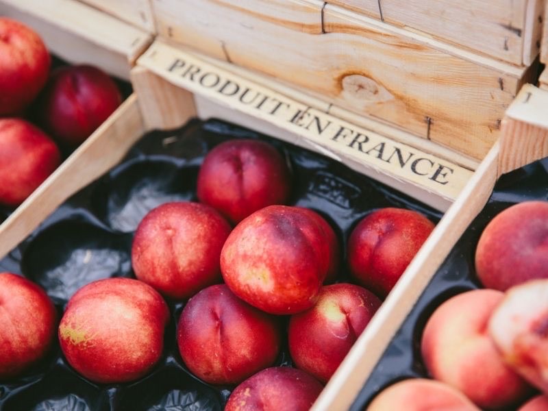 Fruits marché de Gastes