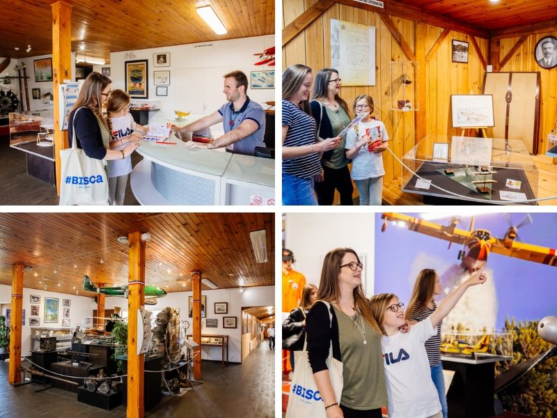 Musée hydraviation Biscarrosse en famille