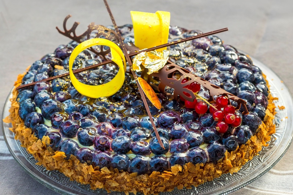 Tarte aux myrtilles de Frédéric Bled