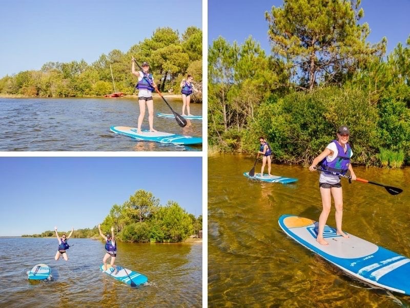 Activité nautique Biscarrosse lac, paddle