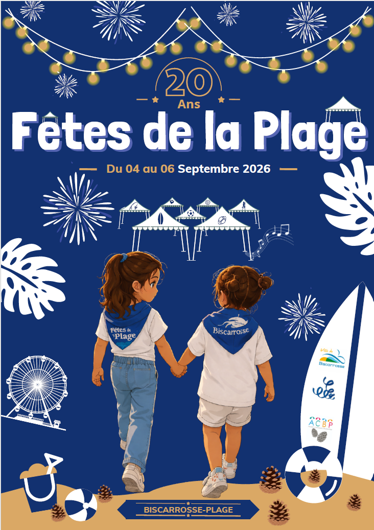 Affiche des Fêtes de la Plage 2026
