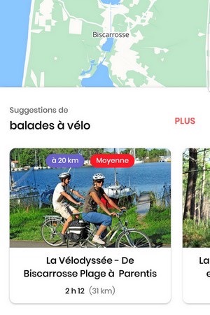 Balades vélo Bisca Grands Lacs