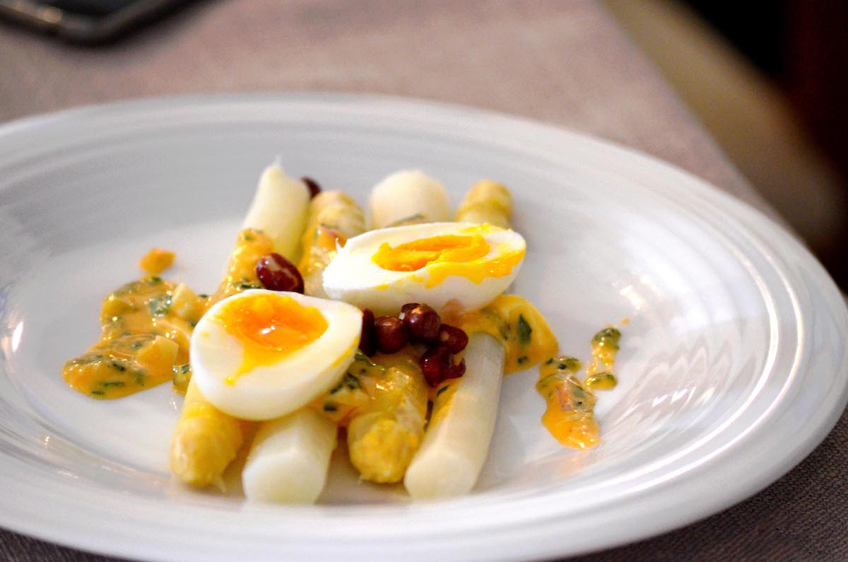 asperge et sauce gribiche