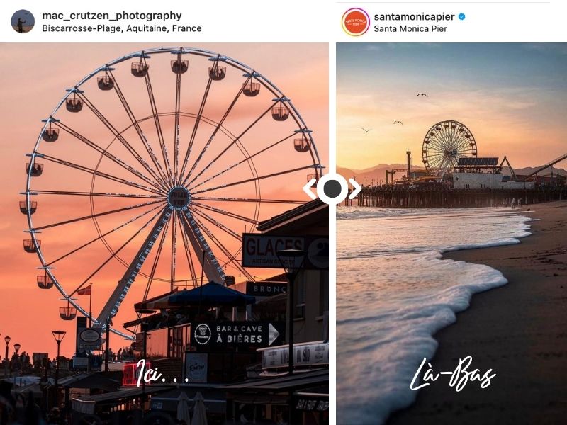 La grande roue de Biscarrosse qui donne des airs de Santa Monica en Californie