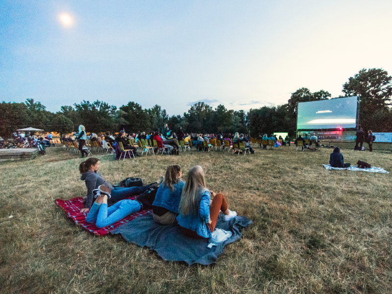 Cinéma en plein air à Biscarrosse dans les Landes