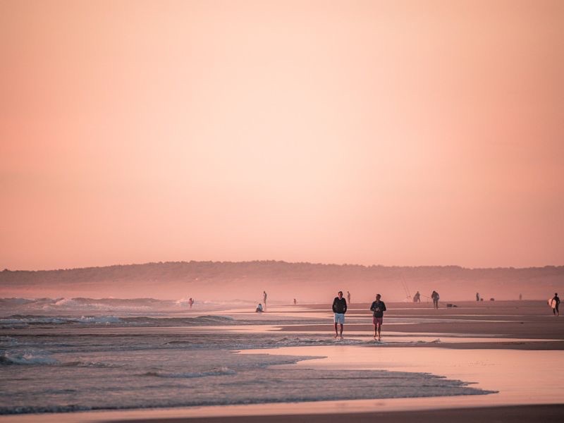 Coucher de soleil à Biscarrosse-Plage