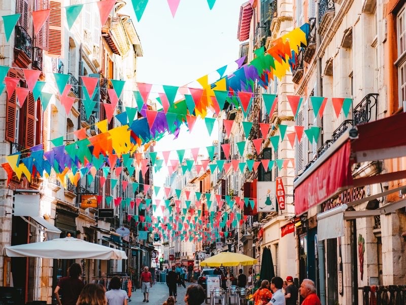 Les fêtes de Bayonne, l'une des plus grande feria dans le Sud-Ouest