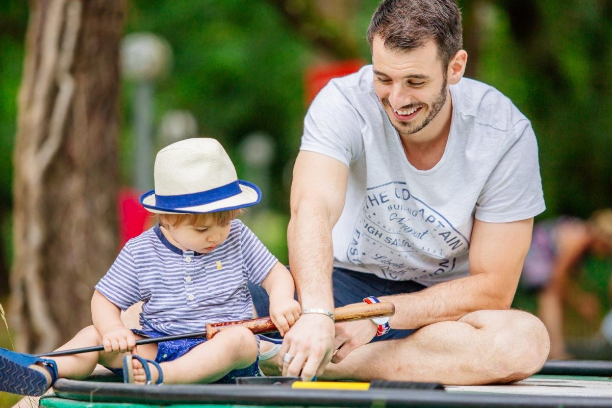 Famille en vacances