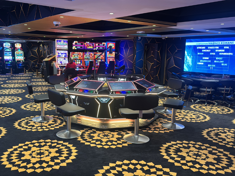 L'intérieur du Casino de Biscarrosse