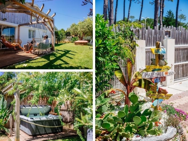 Jardin surfhouse, La Maison Bisca