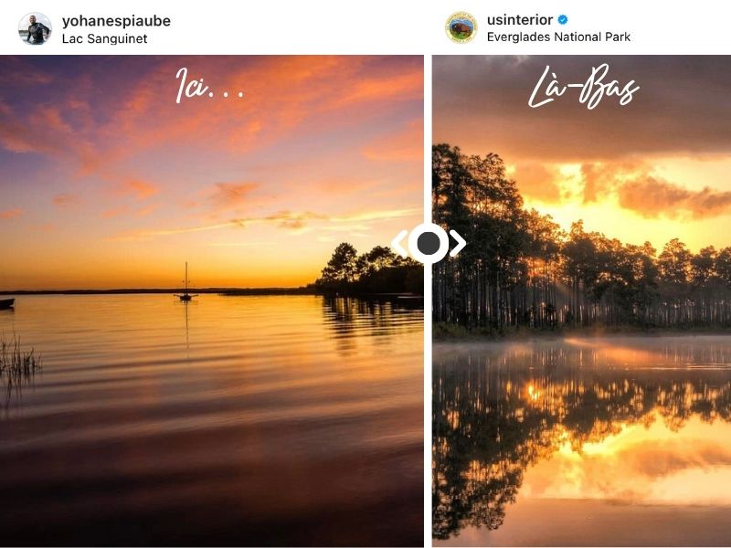 Le lac de Sanguinet aux airs d'Everglades aux USA