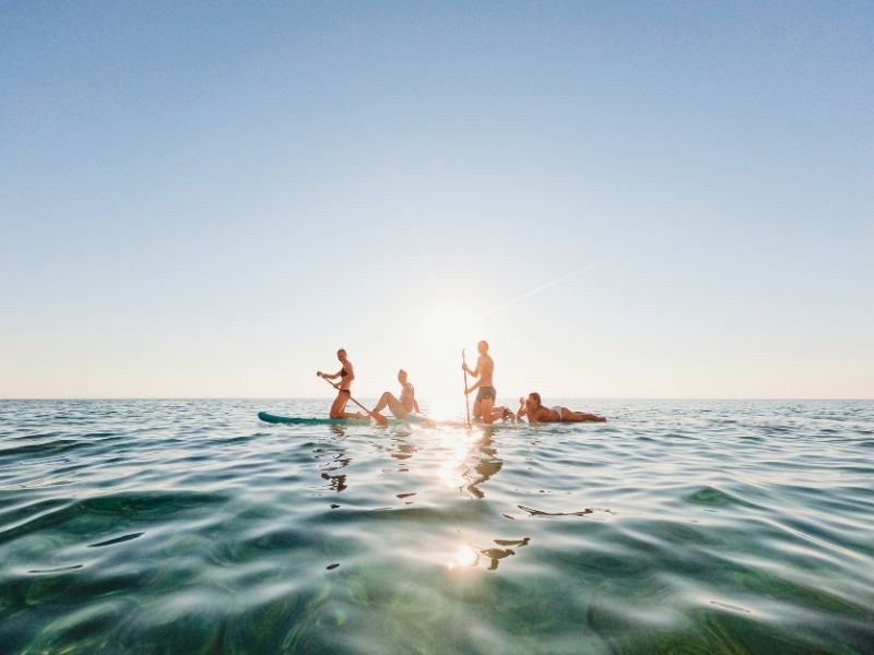 Cours de paddle à Biscarrosse-Plage