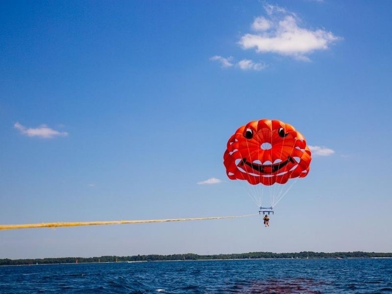 Parachute ascensionnel, Biscarrosse 