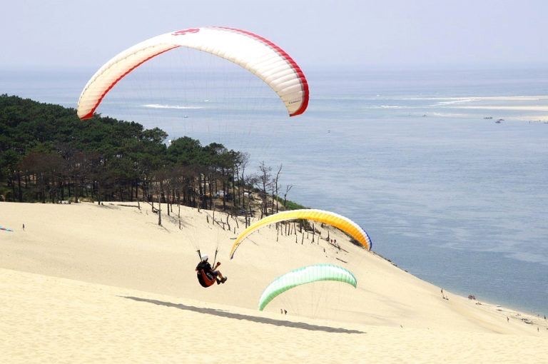 Parapente sur la dune du Pilat