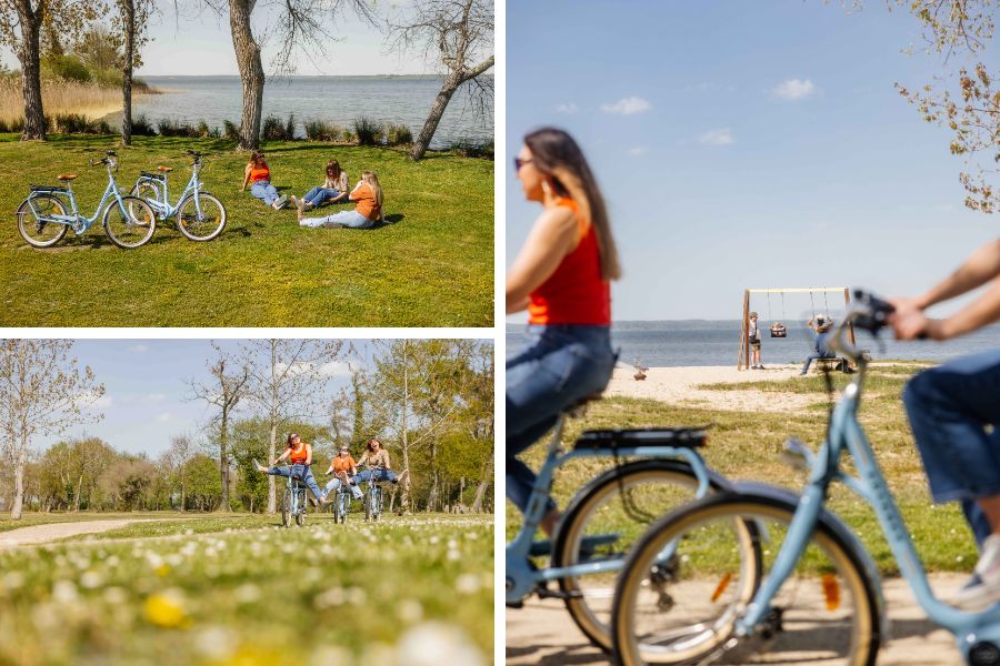 Balade en vélo à travers les paysages landais de Parentis-en-Born