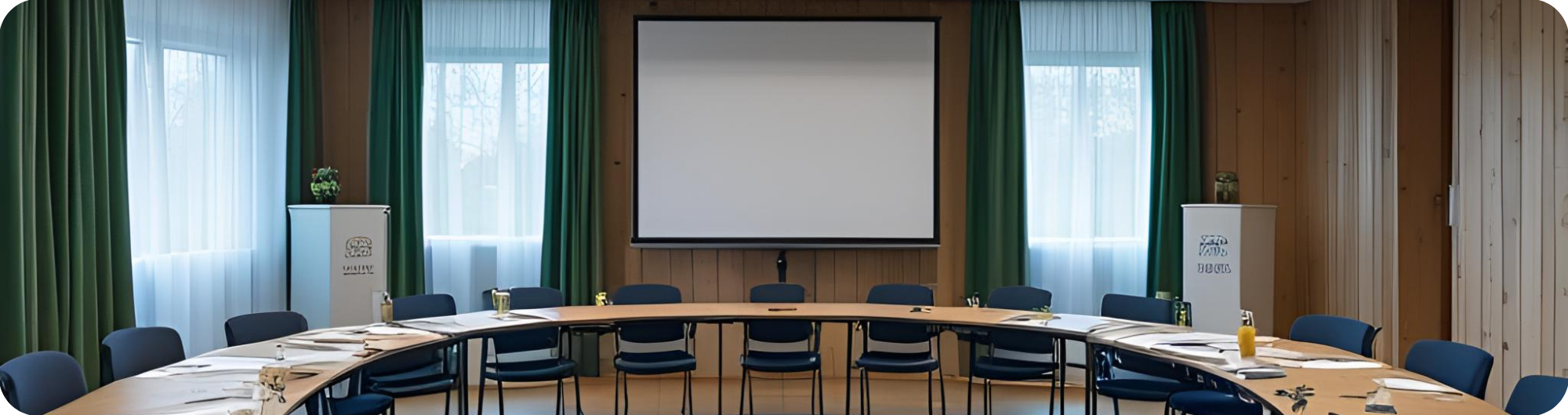 Salle de séminaire d'un camping à Biscarrosse dans les Landes