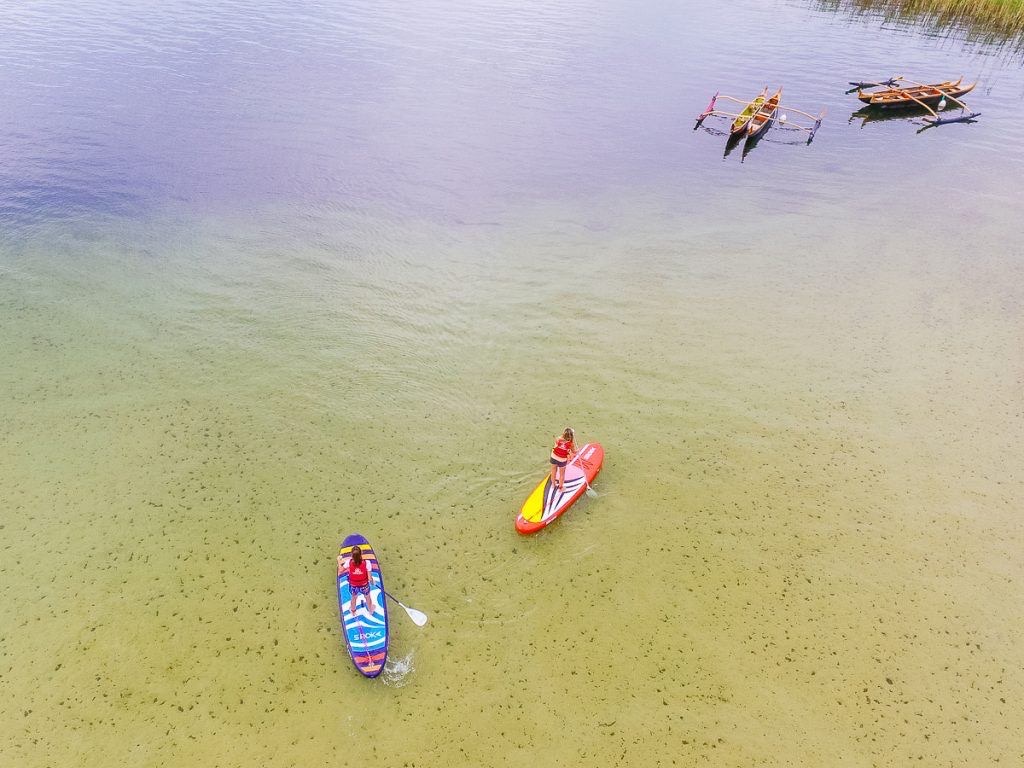 Stand Up Paddle sur le lac de sanguinet