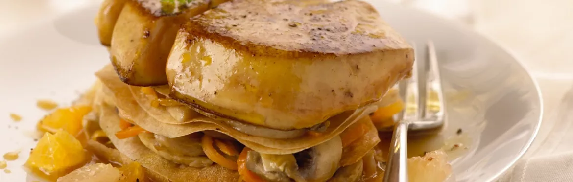 Foie gras des landes Foie gras poelé