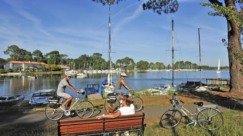Pistes cyclables lac de Biscarrosse Pistes cyclables lac de Biscarrosse