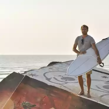 Cyril Blanckaert, Surfeur de cœur