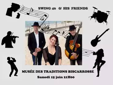 concert-swing40-musee-traditions-biscarrosse