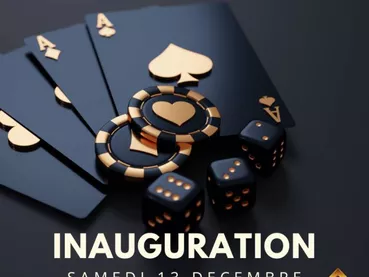 Vert et Blanc Casino Pour Hommes Thèmes Instagram Publication