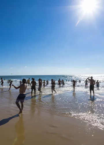 Baignade à l'océan