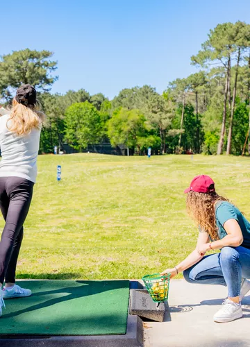 Le practice du golf de Biscarrosse