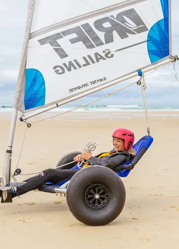 Char à voile sur les plages de Biscarrosse