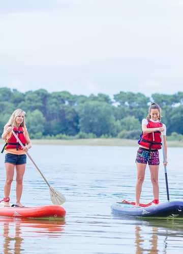 Paddle sur le lac de Sanguinet