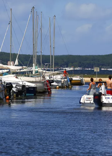 Le port de plaisance de Biscarrosse