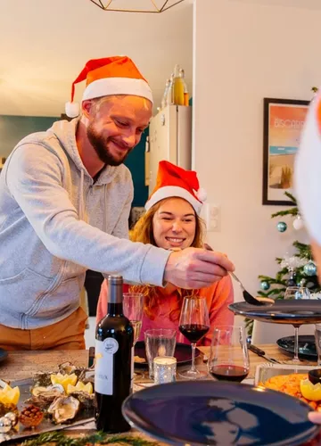 repas de noel entre amis