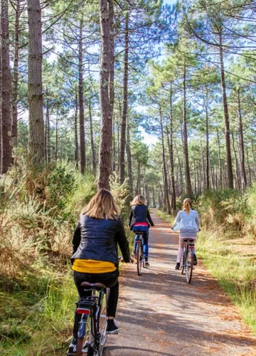 balade vélo à Biscarrosse