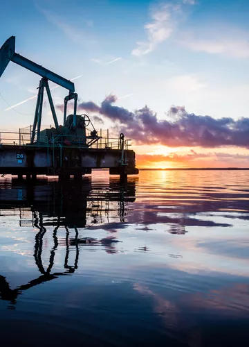 Puit de pétrole à Parentis-en-Born dans les Landes