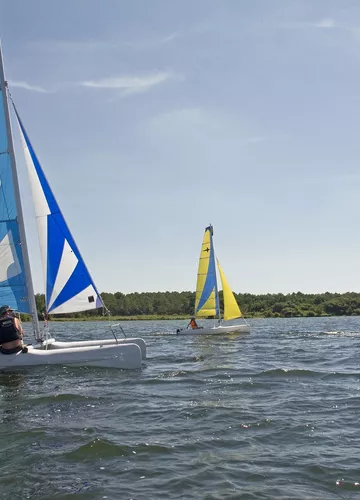 Voile sur le lac de Biscarrosse-Parentis