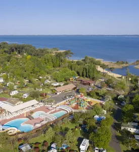 Camping vue aérienne