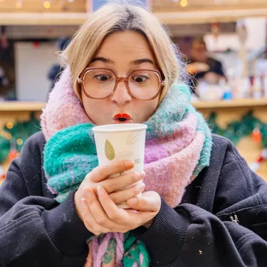 Café au marché de Noël de Biscarrosse