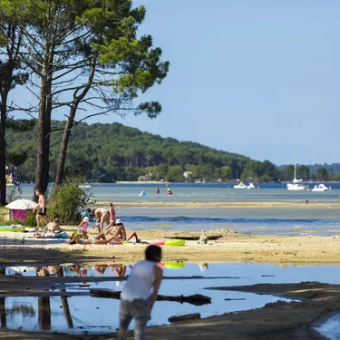 Les plages du lac de Biscarrosse