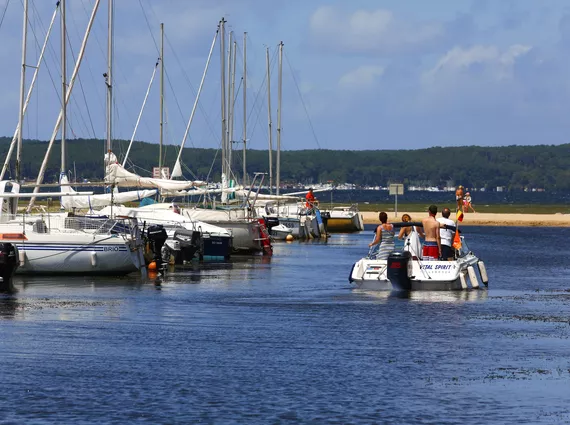 Le port de plaisance de Biscarrosse