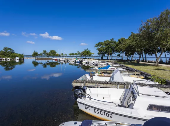 Le port de plaisance de Gastes