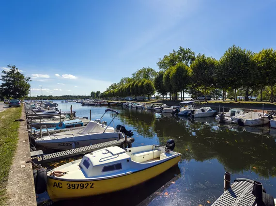 Le port de plaisance de Parentis