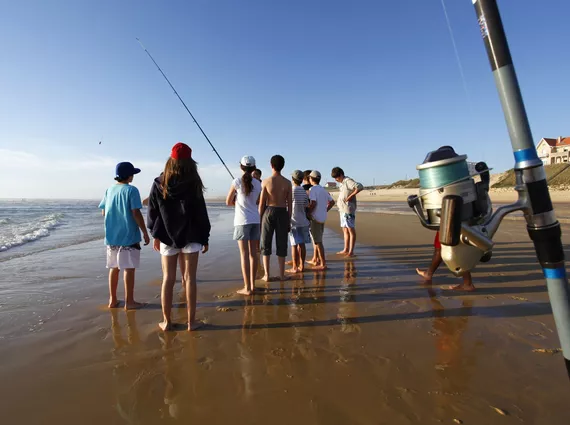 surfcasting à l'océan