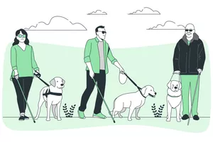 Sensibilisation à la déficience visuelle et aux chiens-guides Sensibilisation à la déficience visuelle et aux chiens-guides
