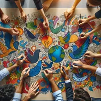 Fresque collective